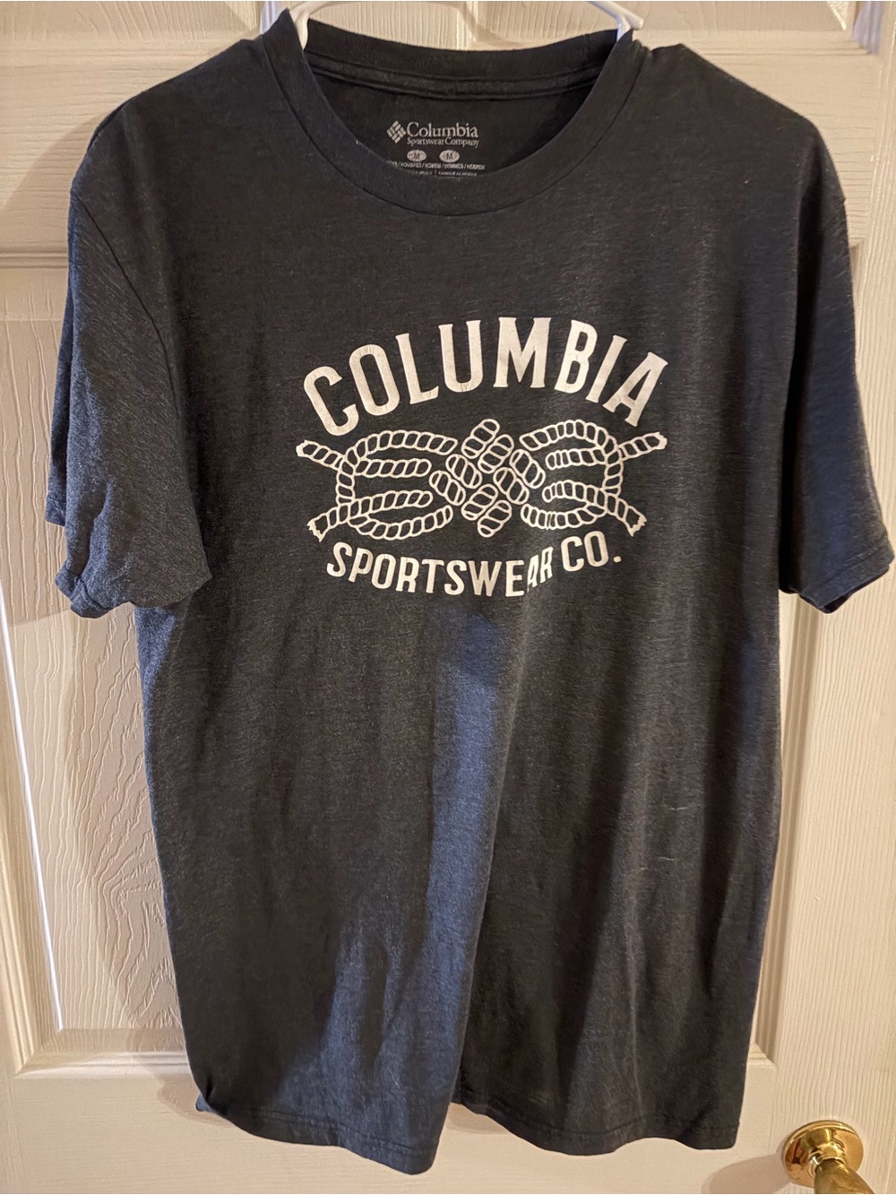 Columbia Men's Gray Graphic Logo T-Shirt